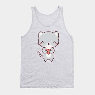 Kawaii Cute Cat Kitten Tank Top